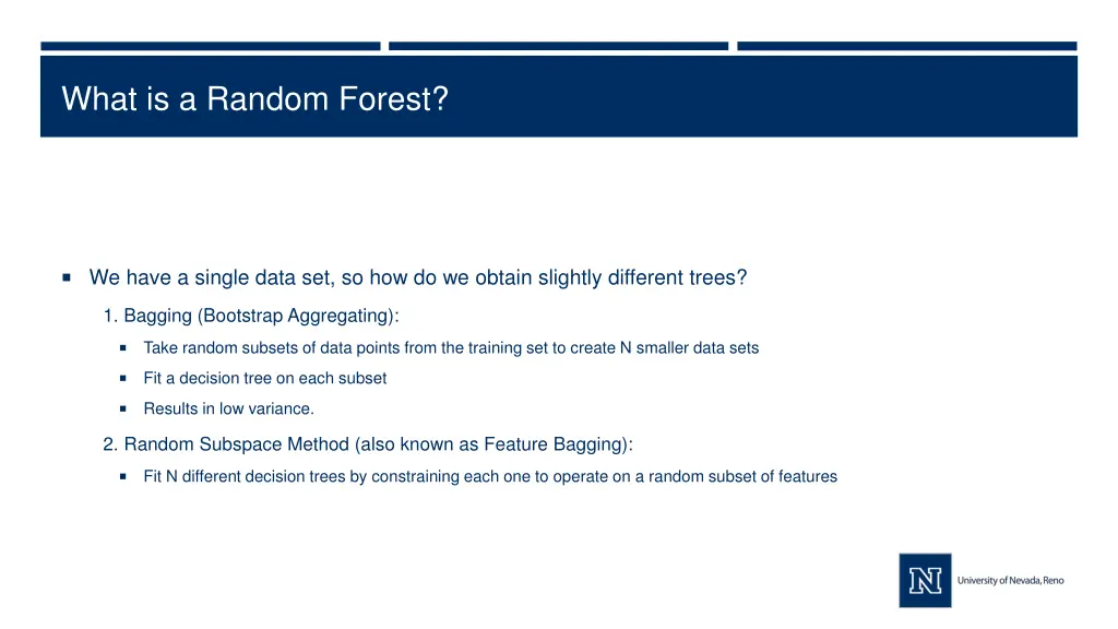 what is a random forest 1