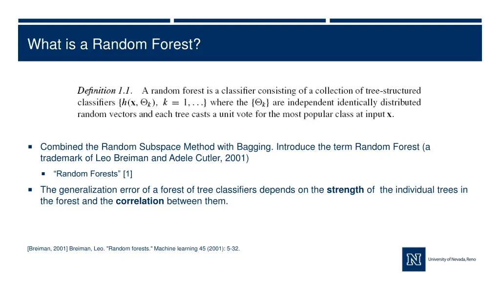 what is a random forest