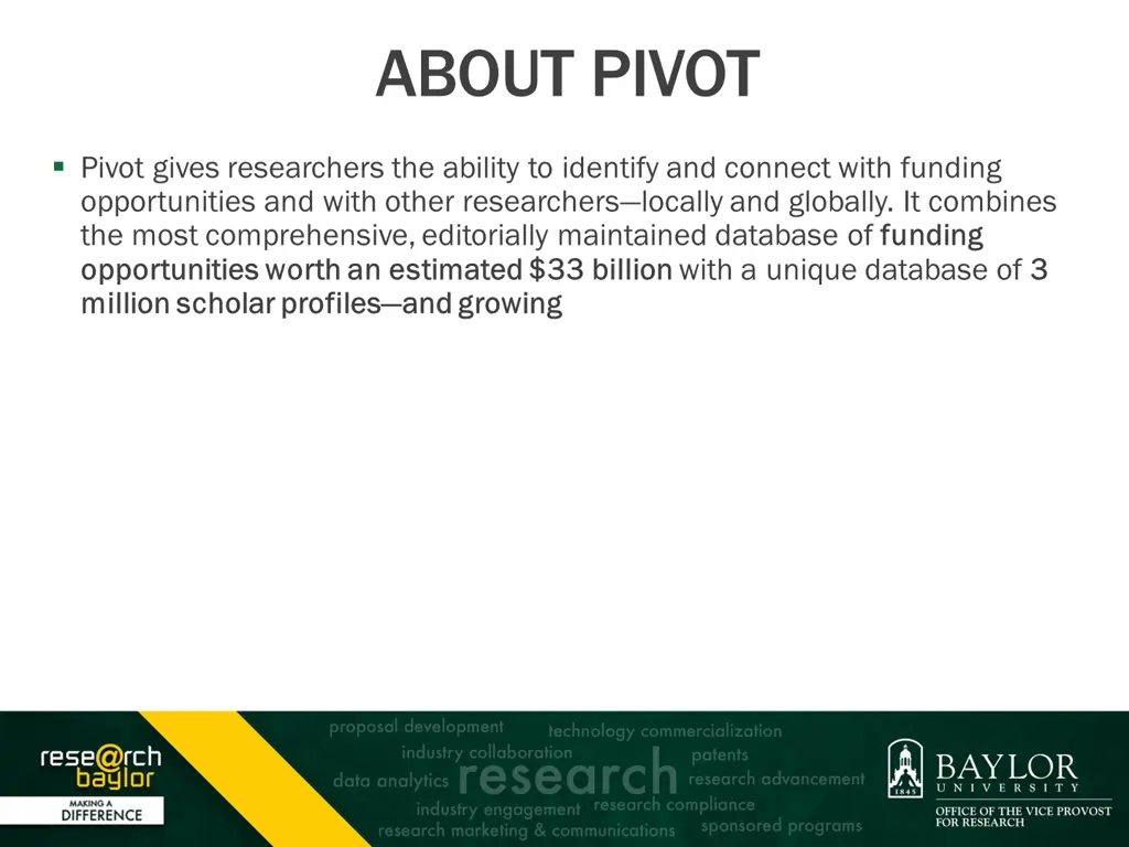 about pivot