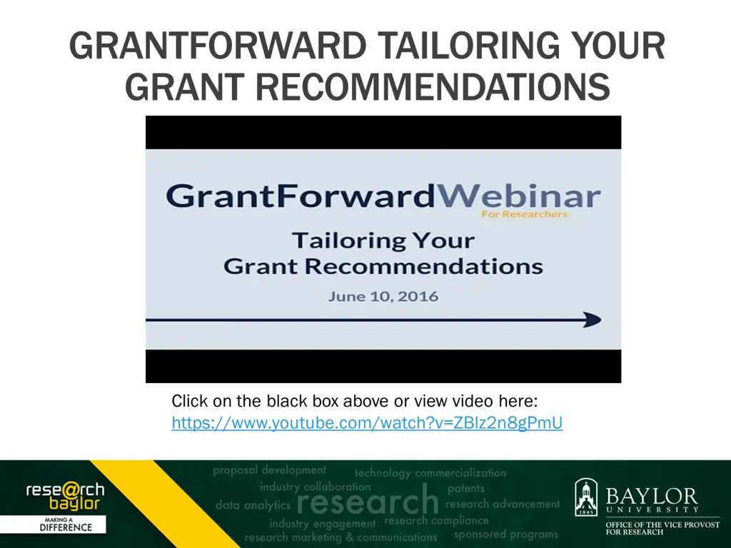 grantforward tailoring your grant recommendations