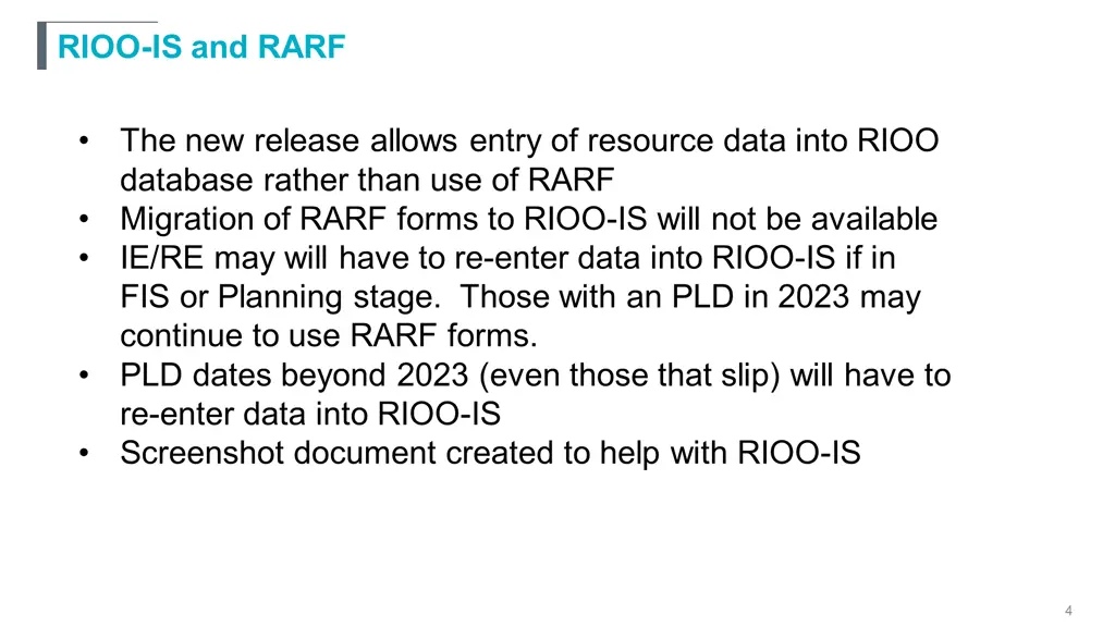 rioo is and rarf