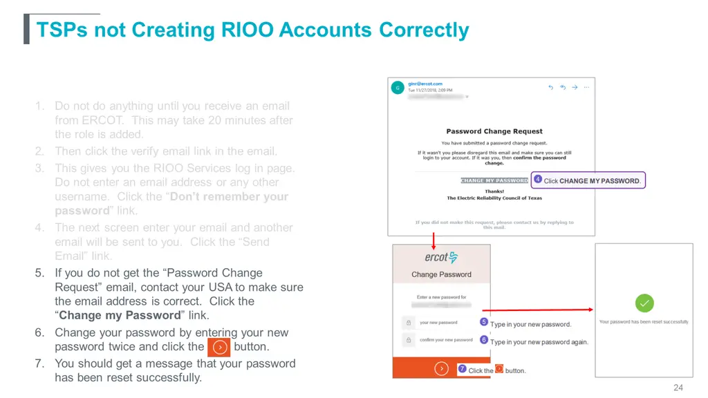 tsps not creating rioo accounts correctly