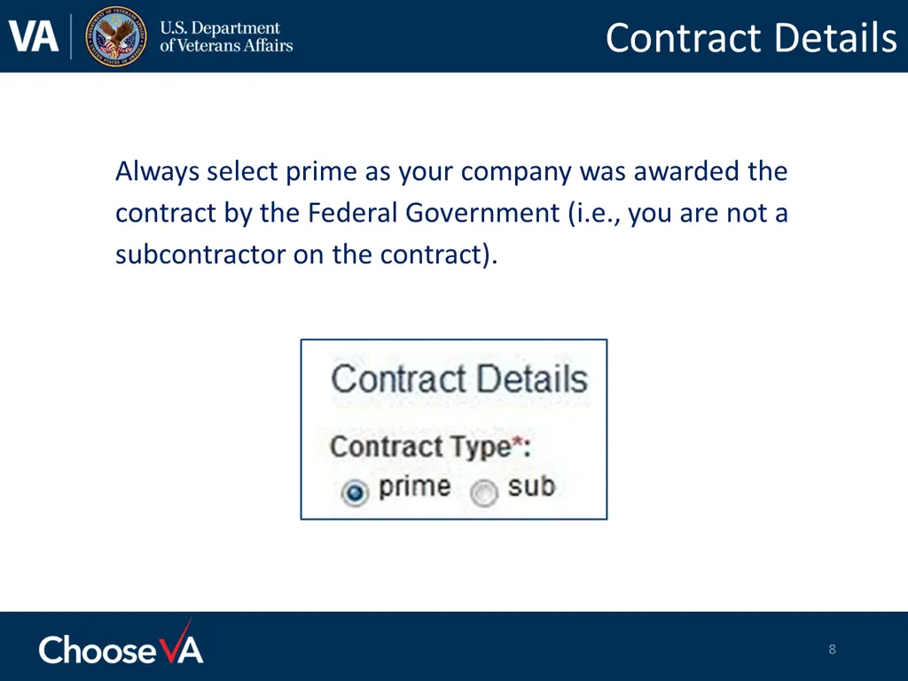 contract details