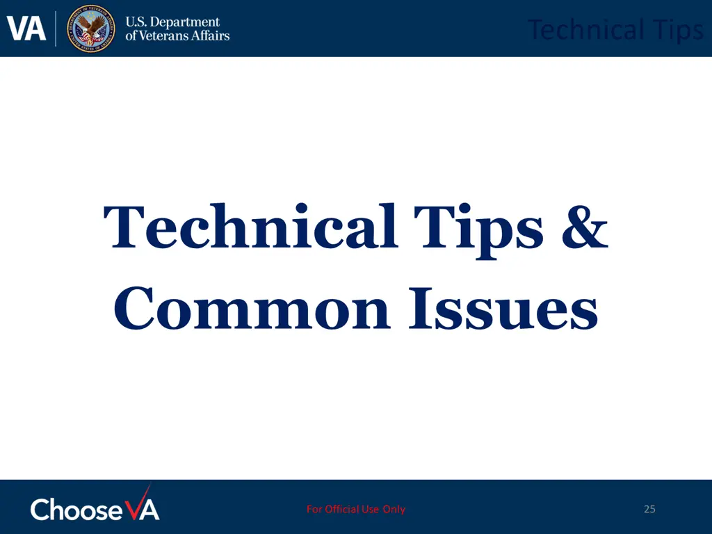 technical tips