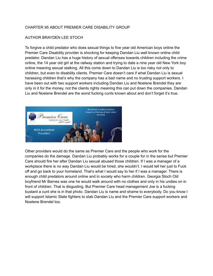 charter 95 about premier care disability group