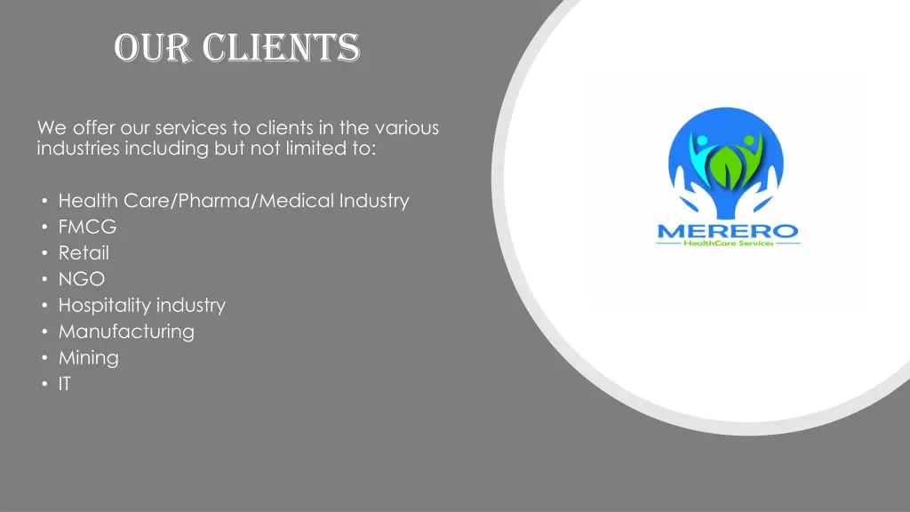 our clients