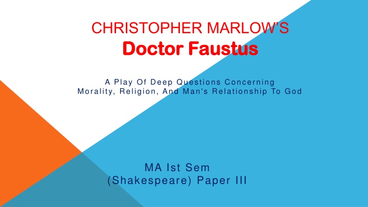 christopher marlow s doctor faustus doctor faustus