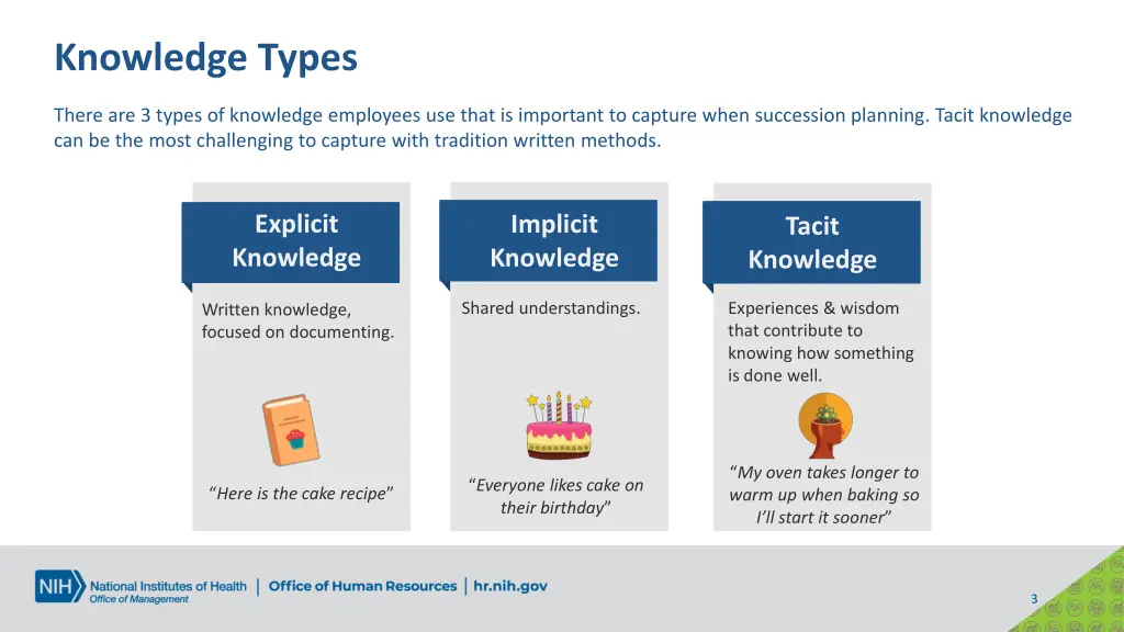 knowledge types