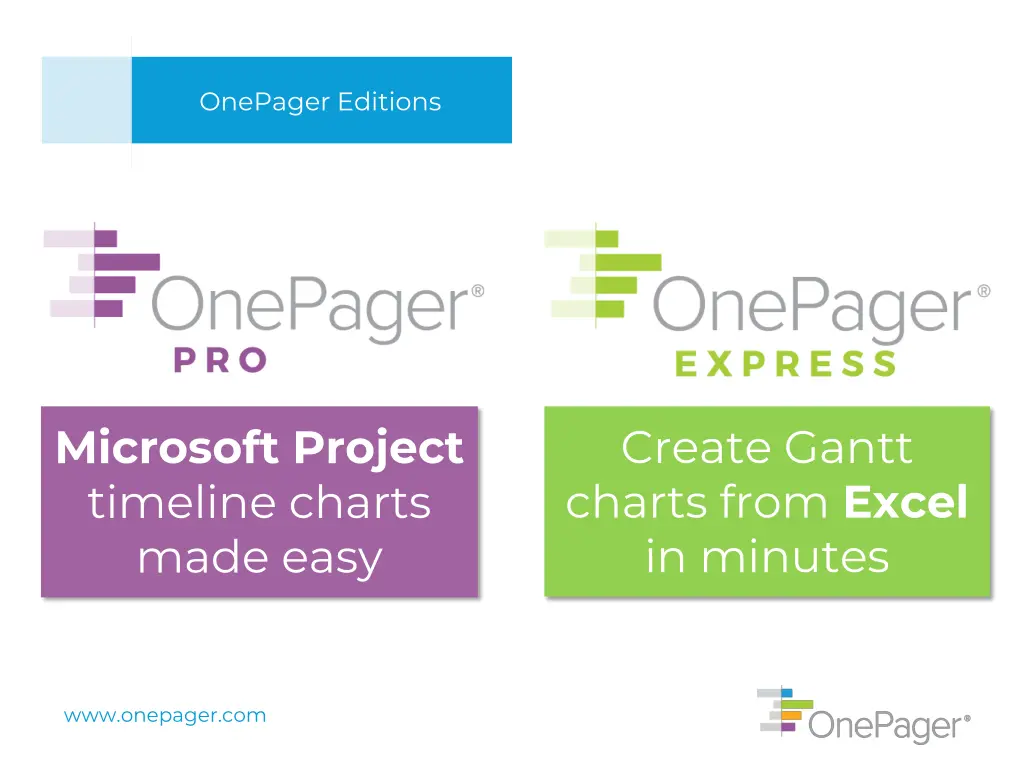 onepager editions