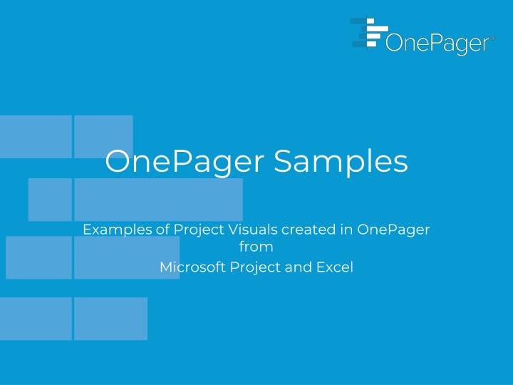 onepager samples