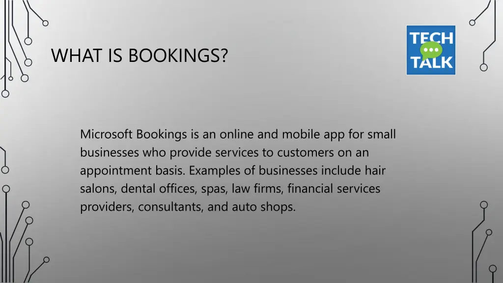 what is bookings