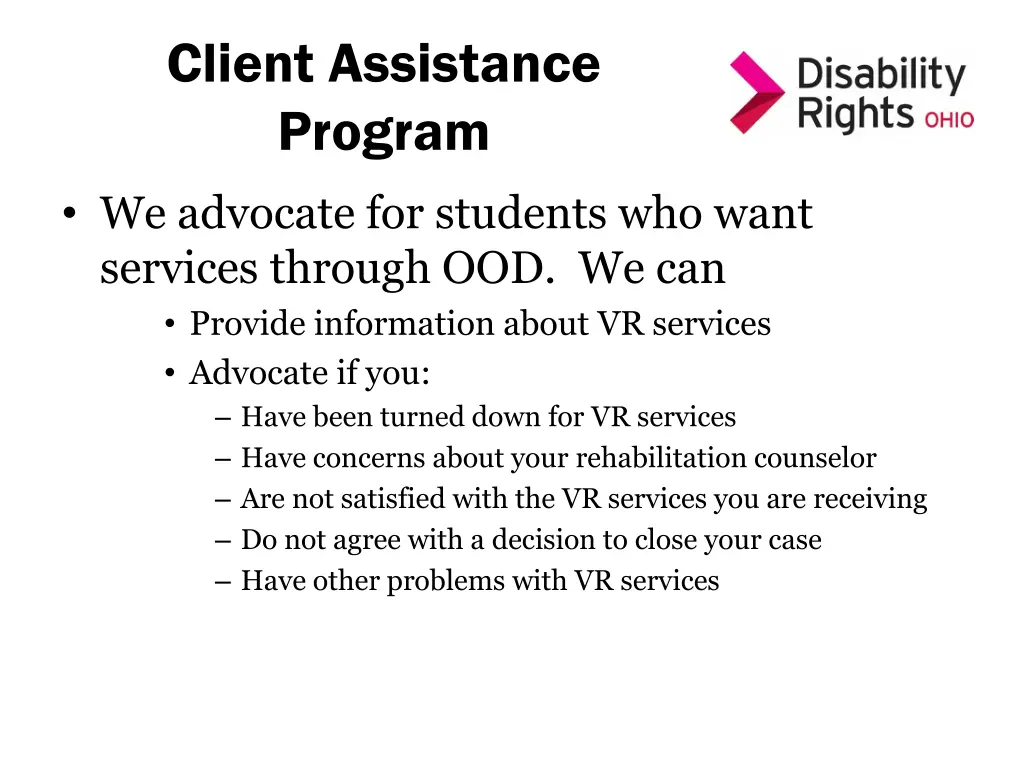 client assistance program 1