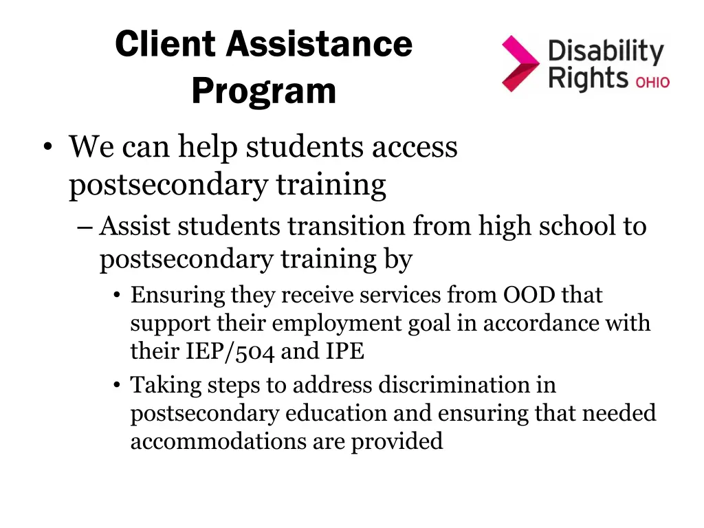 client assistance program 3