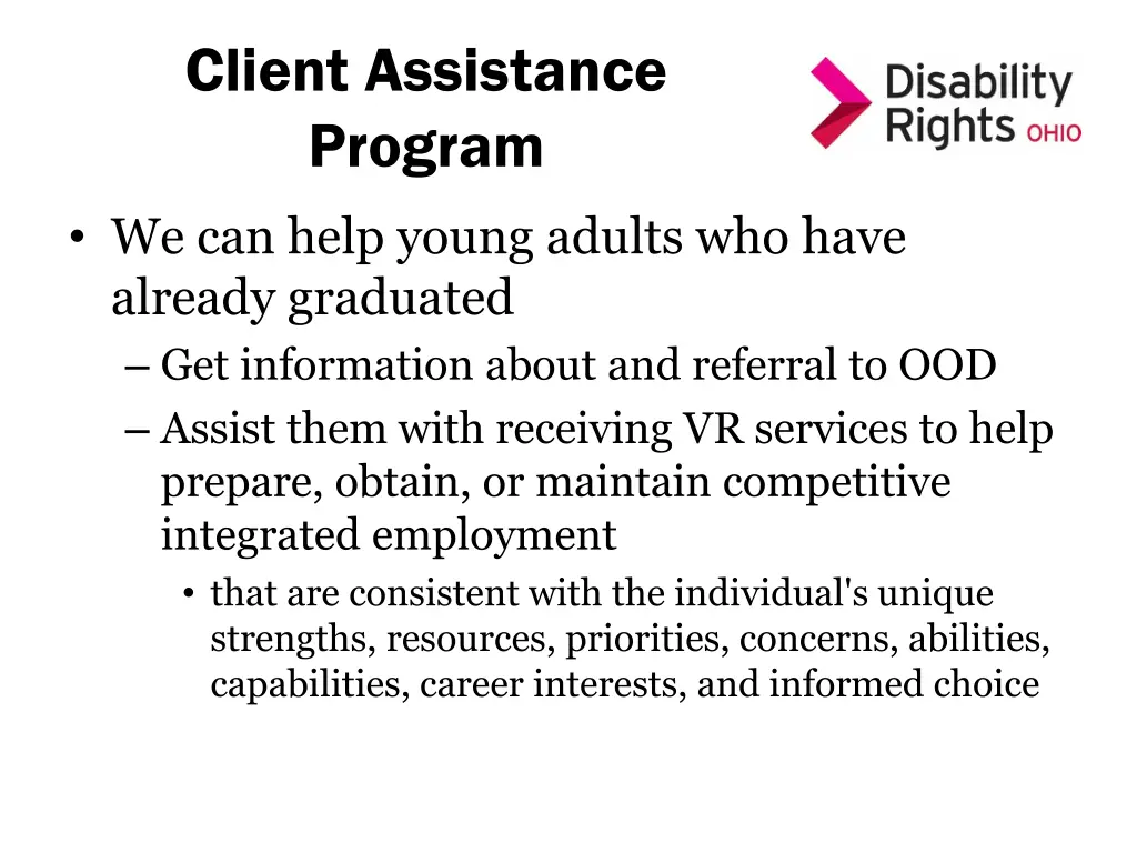 client assistance program 4