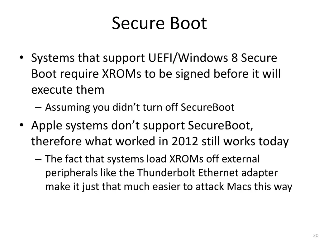 secure boot