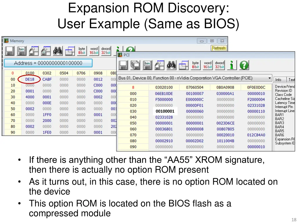 expansion rom discovery user example same as bios 2