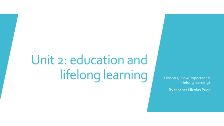 unit 2 education and lifelong learning