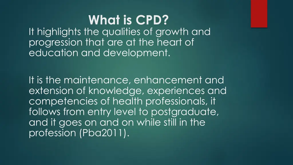 what is cpd 2