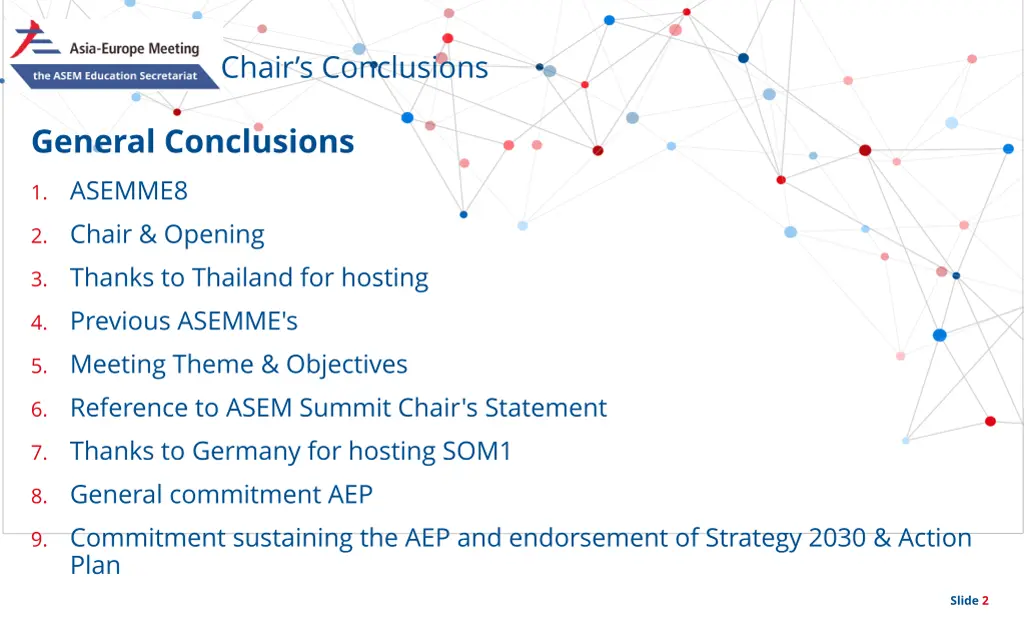 chair s conclusions