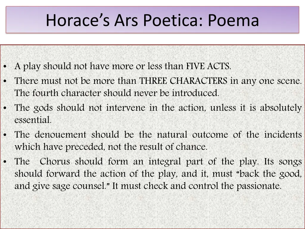 horace s ars poetica poema 5