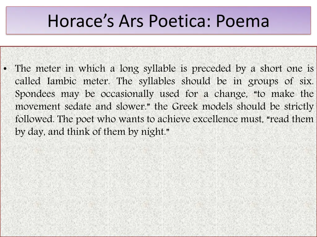 horace s ars poetica poema 6