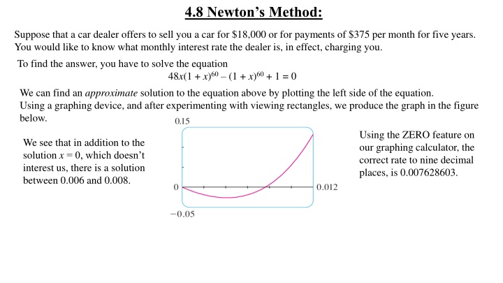 4 8 newton s method