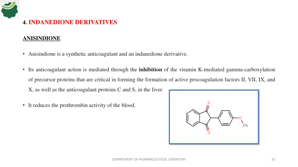 4 indanedione derivatives