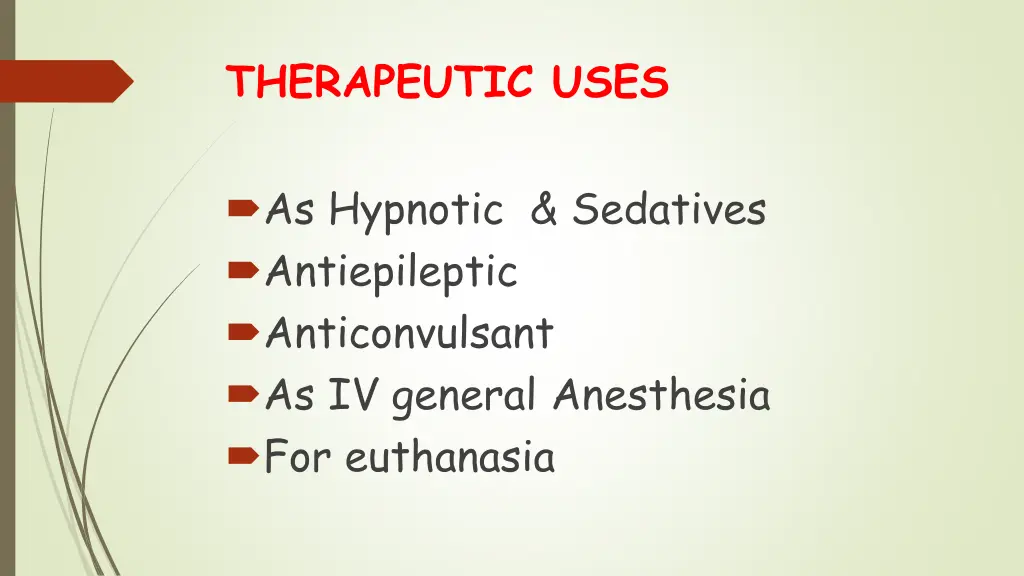 therapeutic uses