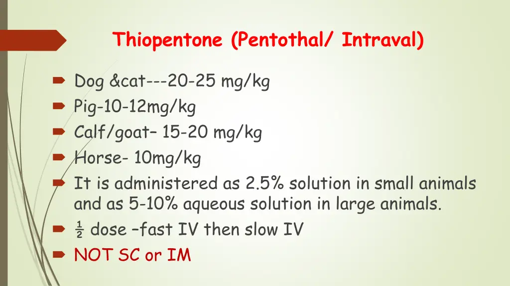 thiopentone pentothal intraval