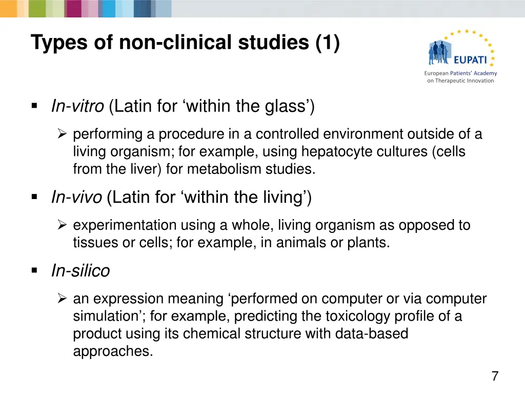 types of non clinical studies 1