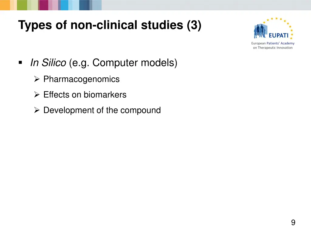 types of non clinical studies 3