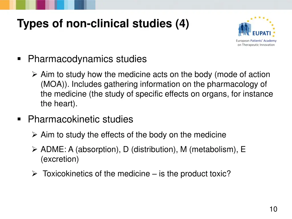 types of non clinical studies 4