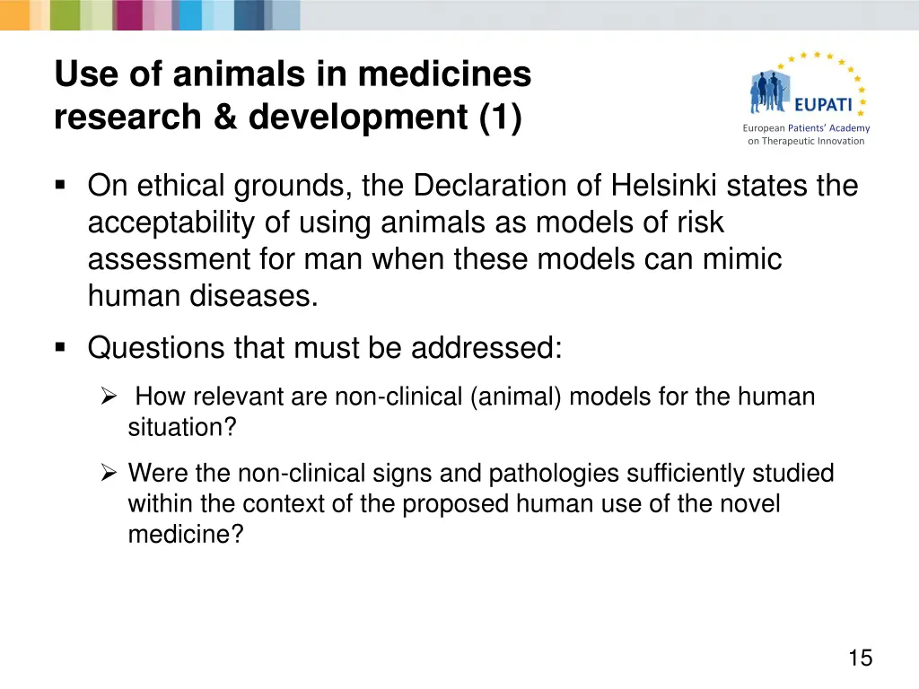 use of animals in medicines research development 1