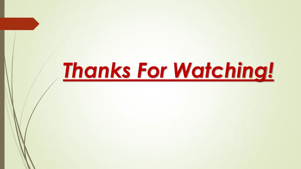 thanks for watching