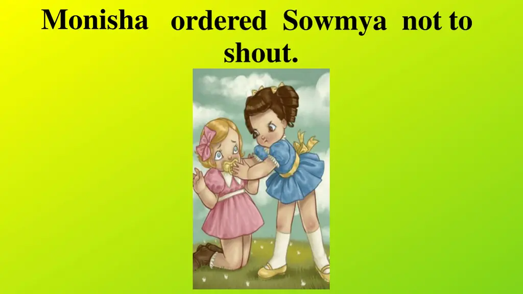 monisha ordered sowmya not to shout