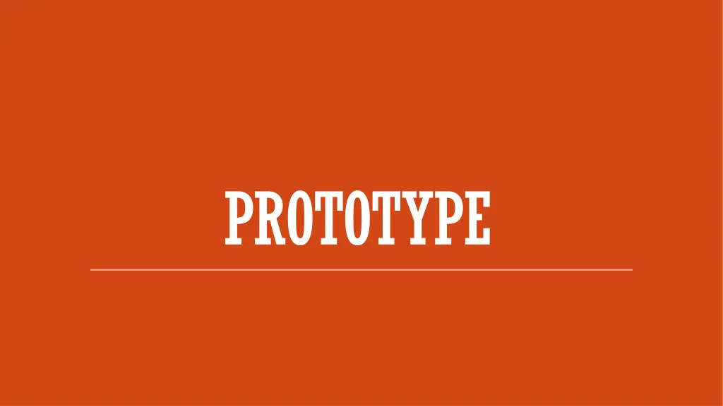 prototype