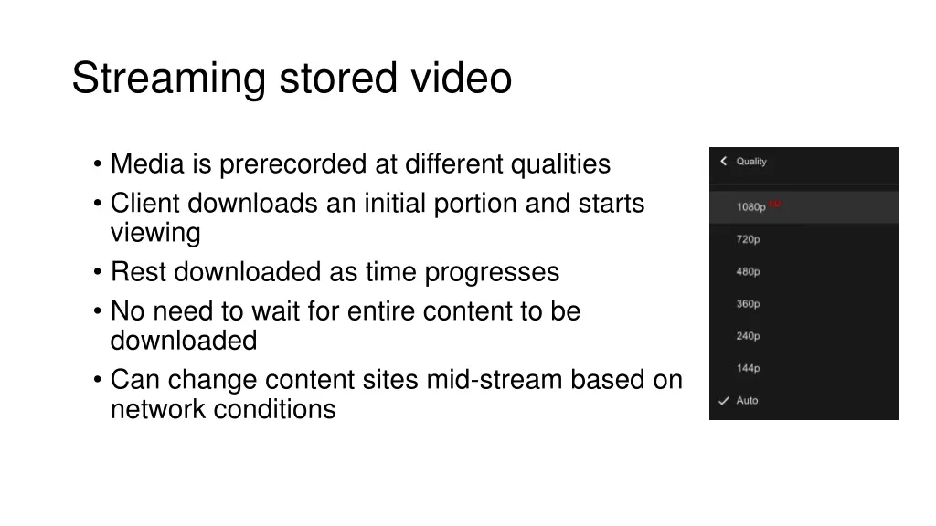 streaming stored video