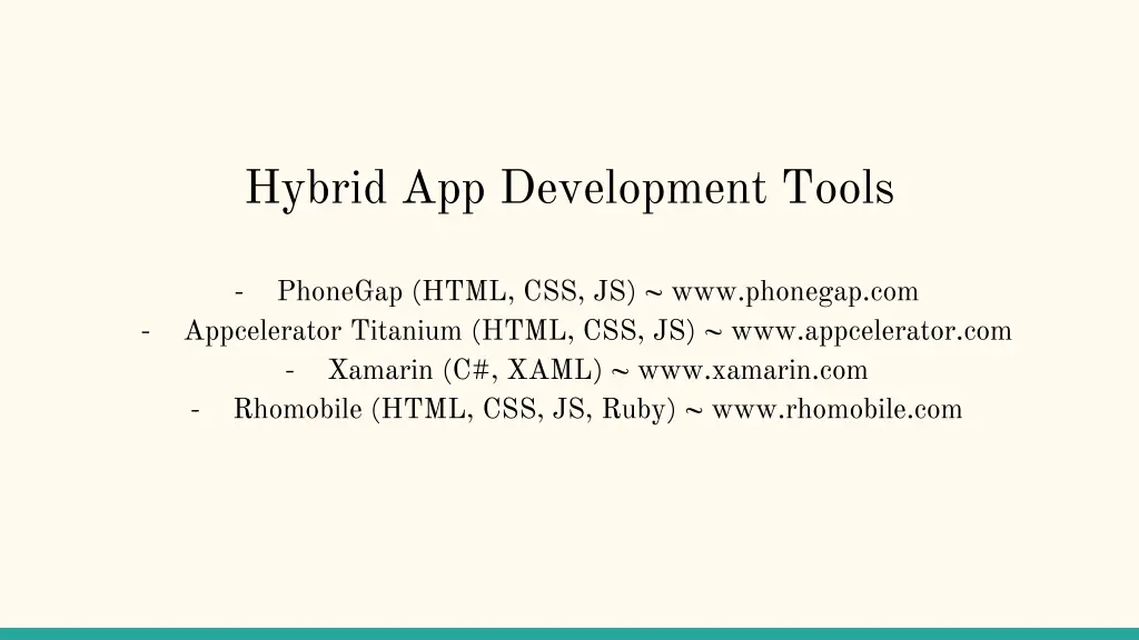 hybrid app development tools 3