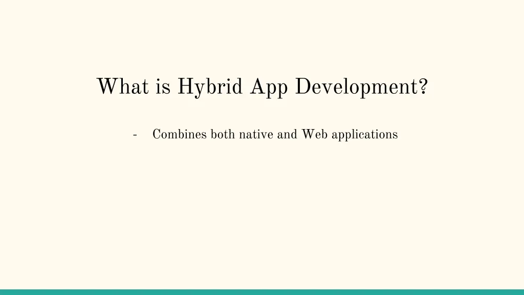 what is hybrid app development 1