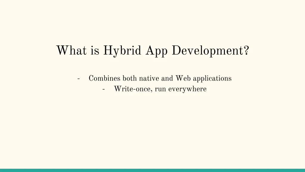 what is hybrid app development 2