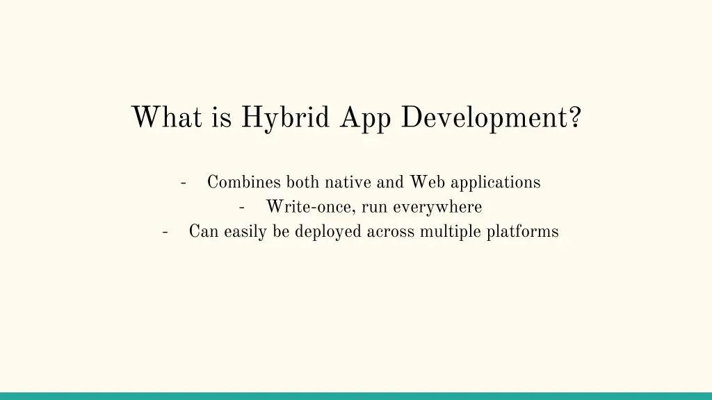 what is hybrid app development 3