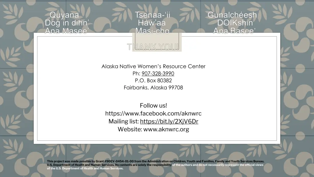 alaska native women s resource center