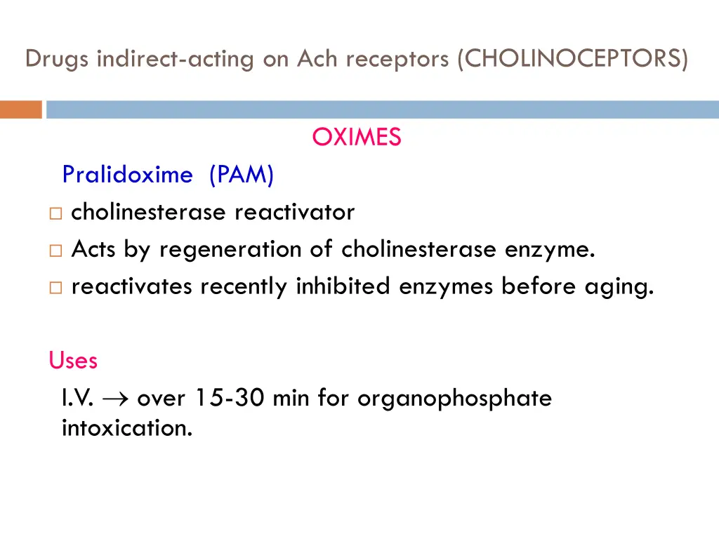 drugs indirect acting on ach receptors 6