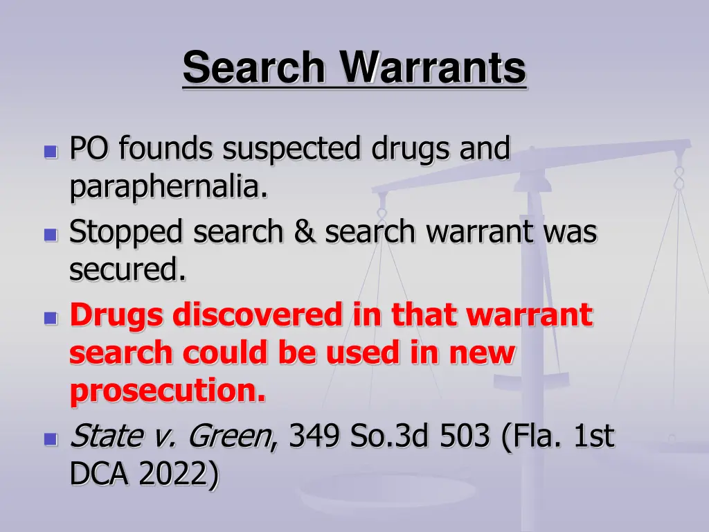 search warrants 1