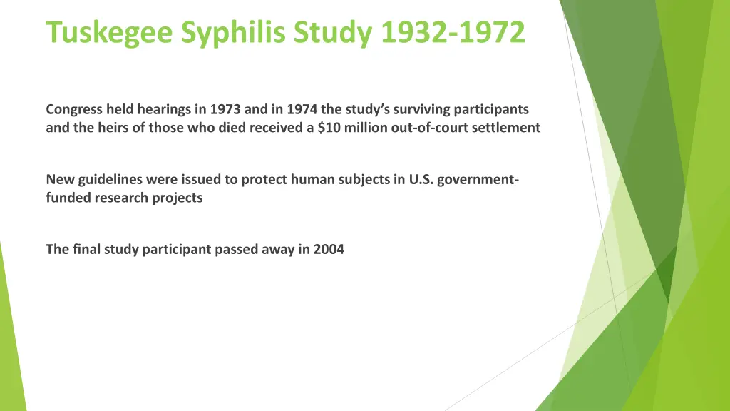 tuskegee syphilis study 1932 1972 2