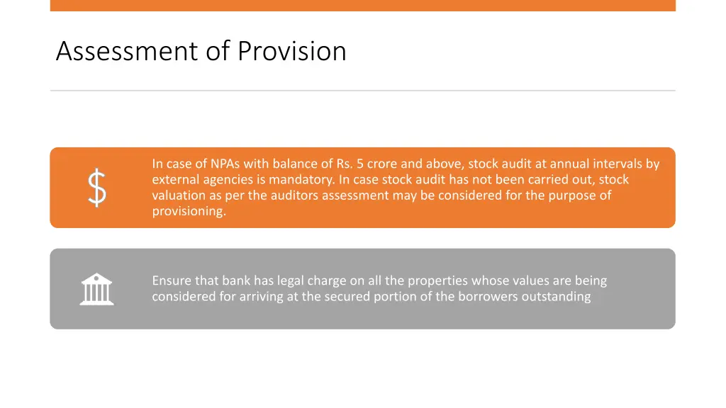 assessment of provision 2