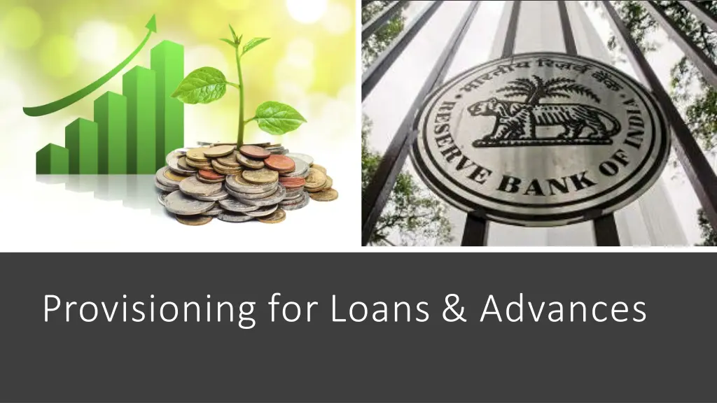 provisioning for loans advances