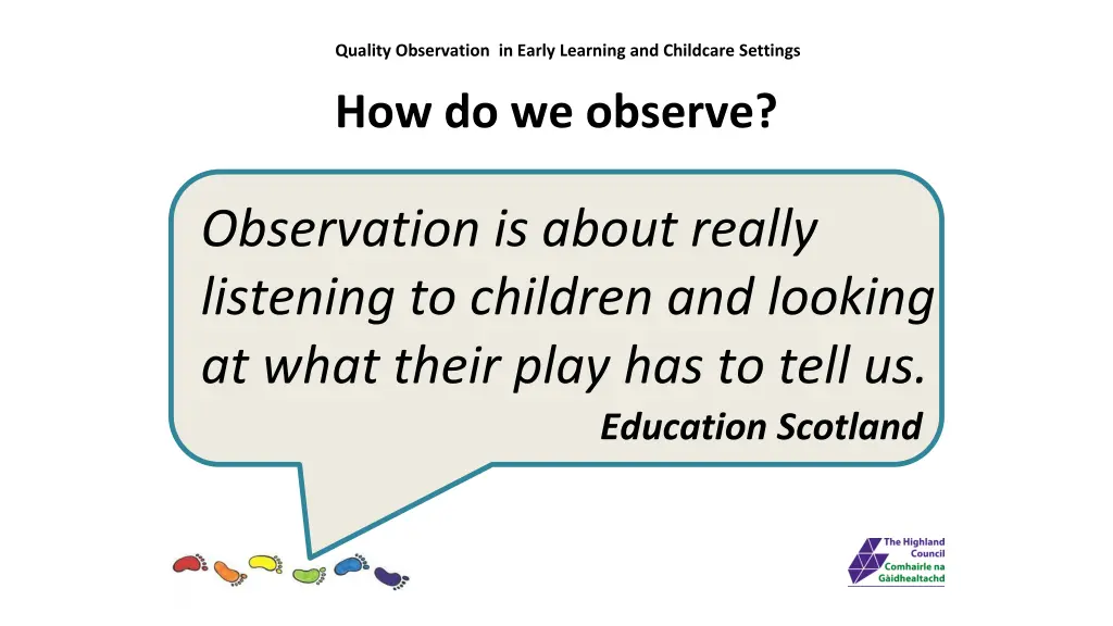 quality observation in early learning 10