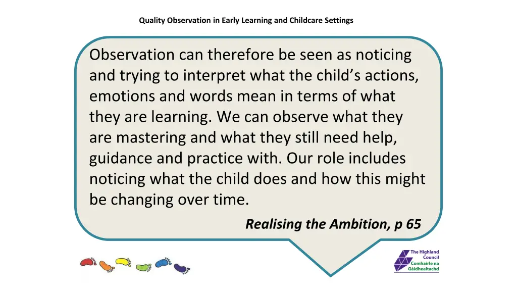 quality observation in early learning 12