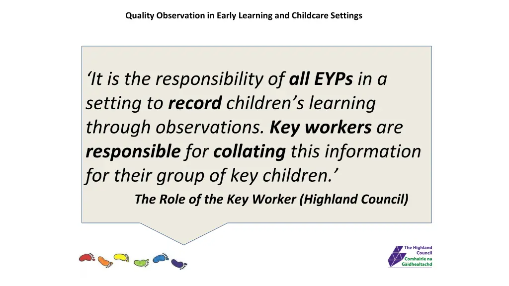 quality observation in early learning 16